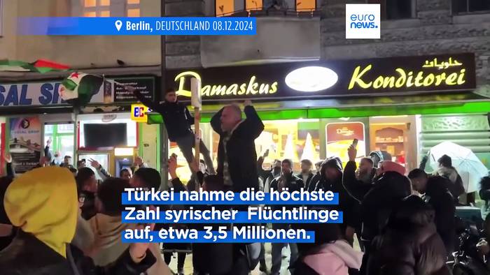 Video: Reaktionen auf den Sturz von Assad