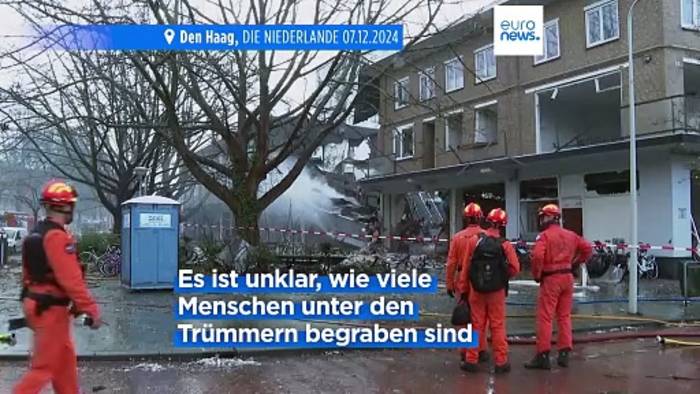 News video: Den Haag: Mindestens fünf Tote nach Explosion in Wohnblock