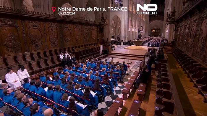 News video: No Comment: Notre Dame wiedereröffnet