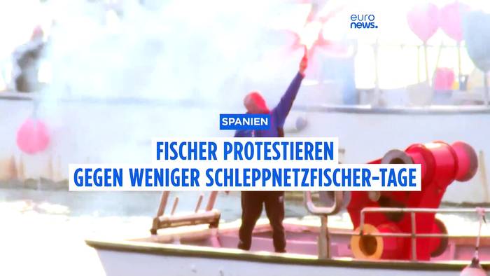 Video: Fischer protestieren in Spanien: EU will Fangtage um 79 Prozent verringern