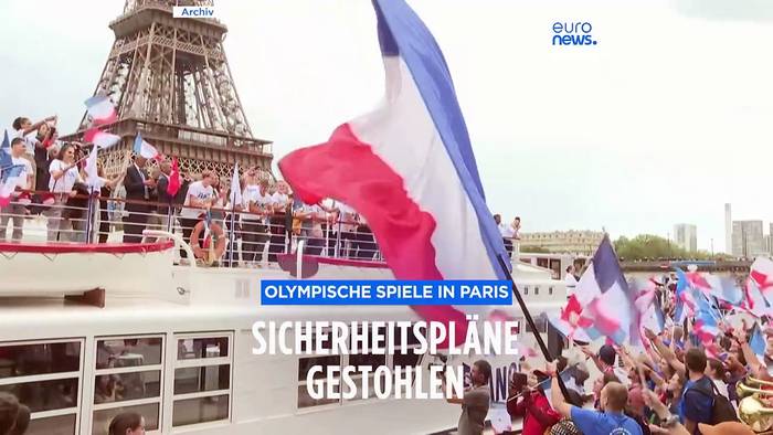 News video: Olympische Spiele 2024 in Paris: Tasche mit Sicherheitsplänen gestohlen