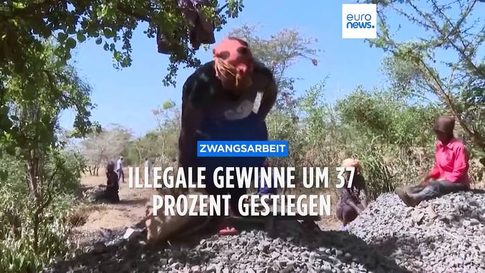 News video: 218 Milliarden Euro: Profite aus Zwangsarbeit laut ILO stark gestiegen
