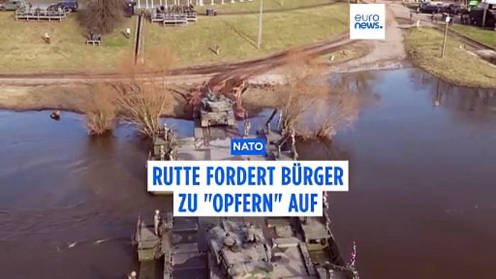 Video: NATO-Chef Rutte: EU-Bürger müssen 