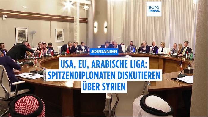Video: Spitzendiplomaten diskutieren über den Übergang in Syrien