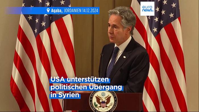 News video: Blinken: USA haben „direkten Kontakt“ mit HTS-Rebellengruppe