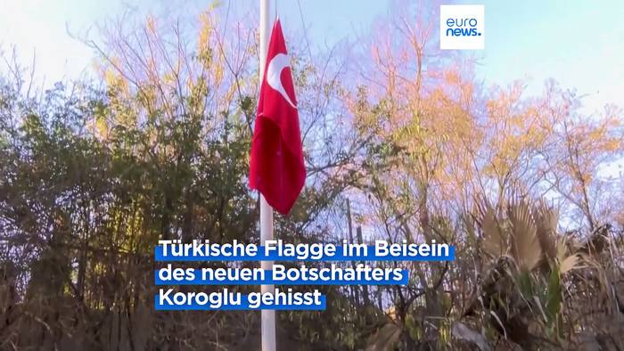 News video: Türkei eröffnet erstmals seit 12 Jahren wieder ihre Botschaft in Syrien