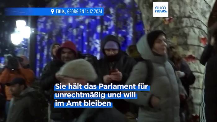 News video: Surabischwili: Präsidentenwahl in Georgien„eine Verhöhnung der Demokratie“