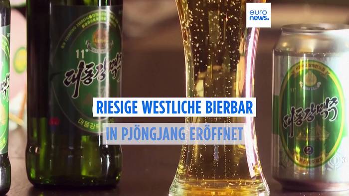 Video: Bier für die breite Masse? Riesige westliche Bierbar in Pjöngjang eröffnet