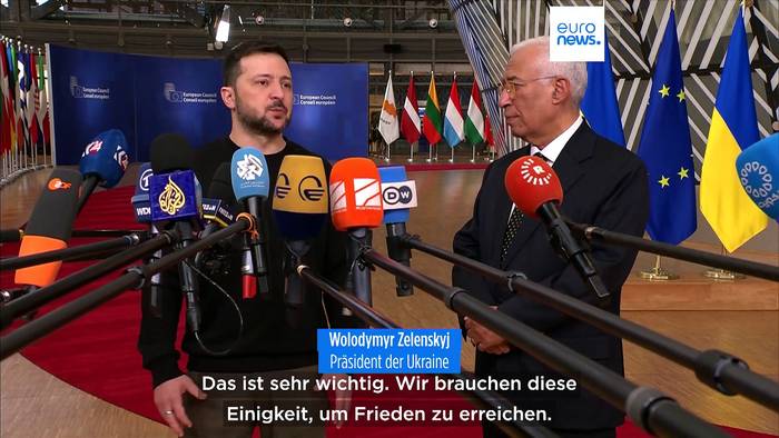 News video: EU-Rat: Ukraine und Syrien im Fokus der EU-Staatschefs