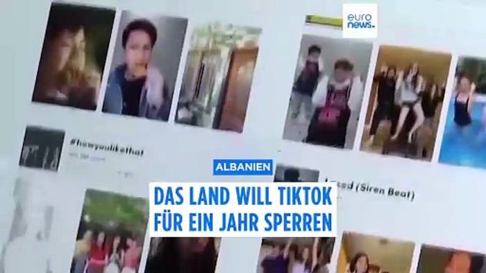 News video: Angst vor Gewalt an Schulen: Albanien will TikTok für ein Jahr verbieten