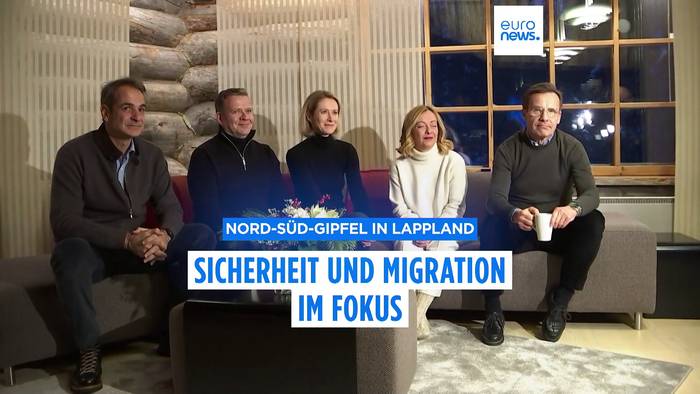 Video: Nord-Süd-Gipfel in Lappland: Staatschefs fordern Erhöhung der Sicherheitsausgaben