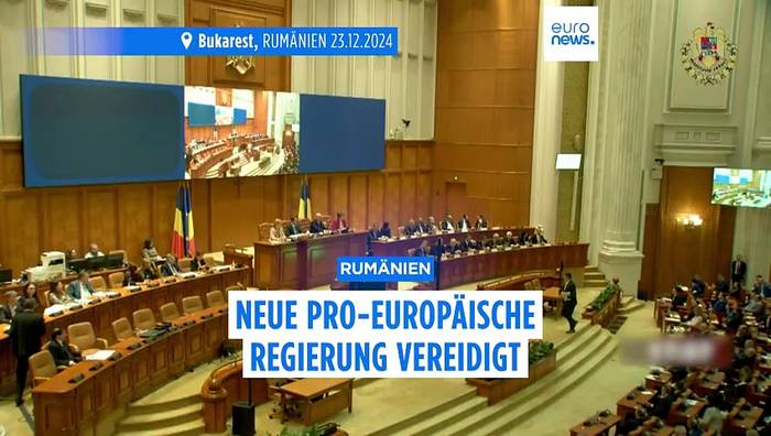 Video: Rumänien: Die neue pro-europäische Regierung startet inmitten politischer Krisen