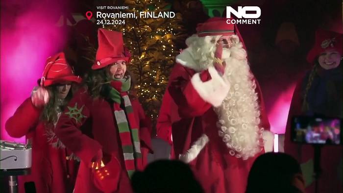 Video: Der Weihnachtsmann hat seine magische Weltreise begonnen