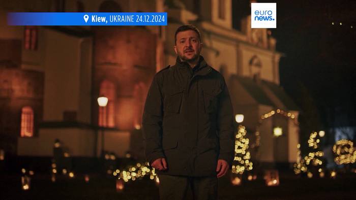 Video: Selenskyj feiert das dritte Weihnachten seit dem Kriegsbeginn