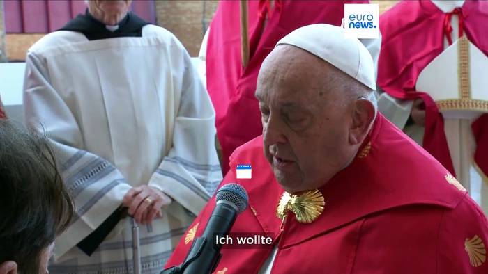 News video: Papst eröffnet Heiliges Jahr mit einer Botschaft der Hoffnung in Römer Gefängnis