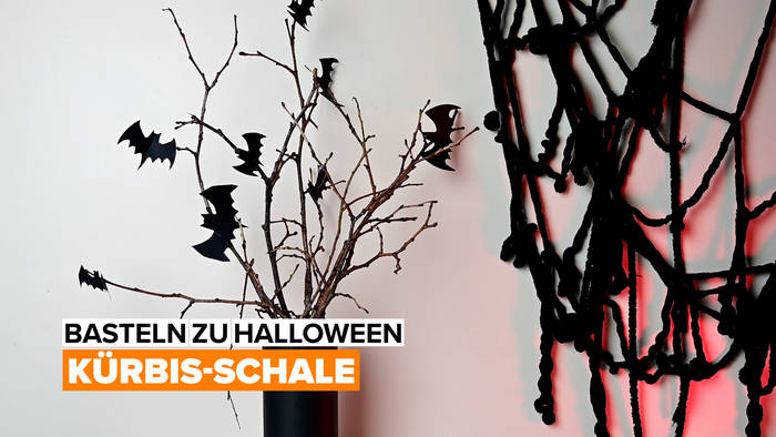 News video: Basteln zu Halloween: Kürbis-Schale