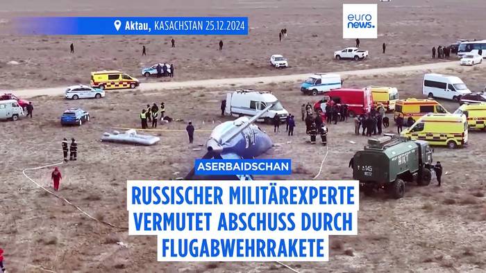 Video: Militärexperte: aserbaidschanisches Flugzeug von russischer Rakete abgeschossen