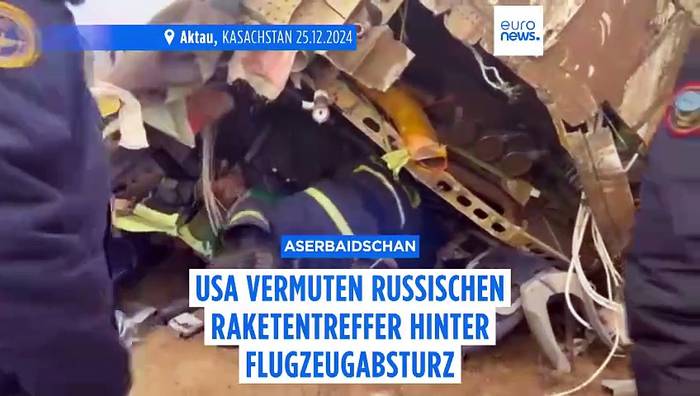 Video: USA vermuten russischen Raketentreffer hinter Flugzeugabsturz