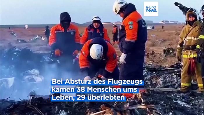 News video: Flugzeugabschuss: Putin entschuldigt sich bei Alijew für „tragischen Vorfall“