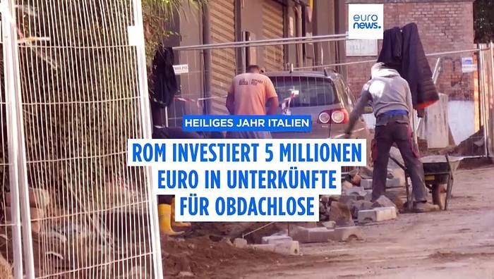 Video: Rom und das Heilige Jahr 2025: Obdachlosigkeit im Fokus