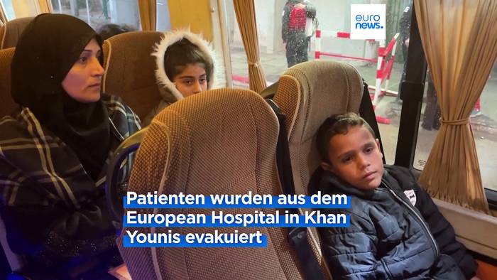 Video: Dutzende palästinensische Patienten  aus Gaza evakuiert