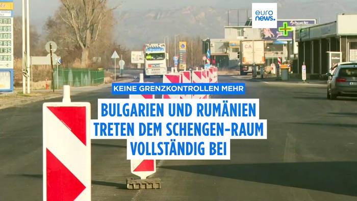 Video: Freie Fahrt! Rumänien und Bulgarien feiern die Öffnung der europäischen Grenzen