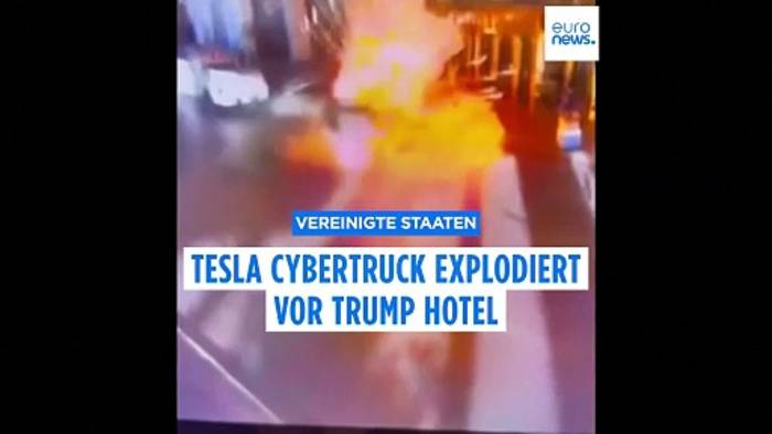 News video: Tesla Cybertruck Explosion bei Trump Hotel wird als Terror-Akt untersucht