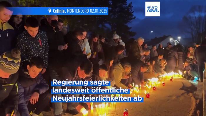 Video: Mahnwache für die Opfer des Amoklaufs von Cetinje