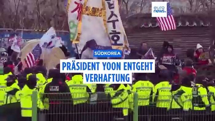 News video: Präsident Yoon widersetzt sich Verhaftung