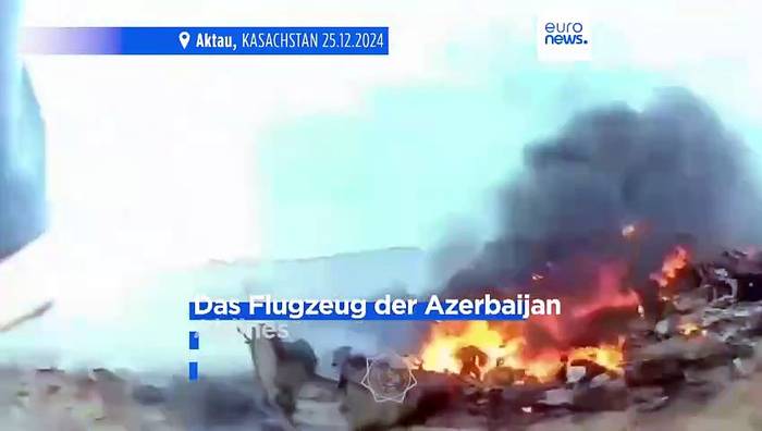 Video: Azerbaijan Airlines: Ermittler werten die Flugschreiber-Daten aus