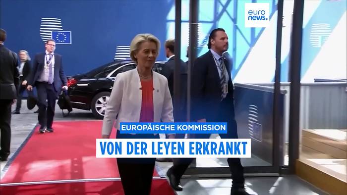 News video: EU-Kommissionspräsidentin von der Leyen erkrankt an 