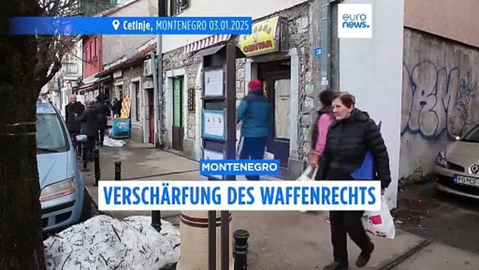 Video: Montenegro: Regierung fordert Verschärfung des Waffenrechts