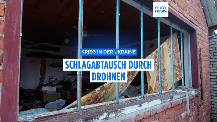 News video: Krieg in der Ukraine: Schlagabtausch durch Drohnen