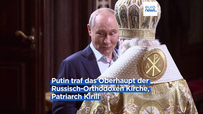 Video: Russland: Patriarch segnet Weihnachtsgeschenke für Truppen in der Ukraine