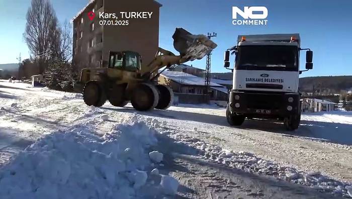 Video: Polare Kälte im Osten der Türkei