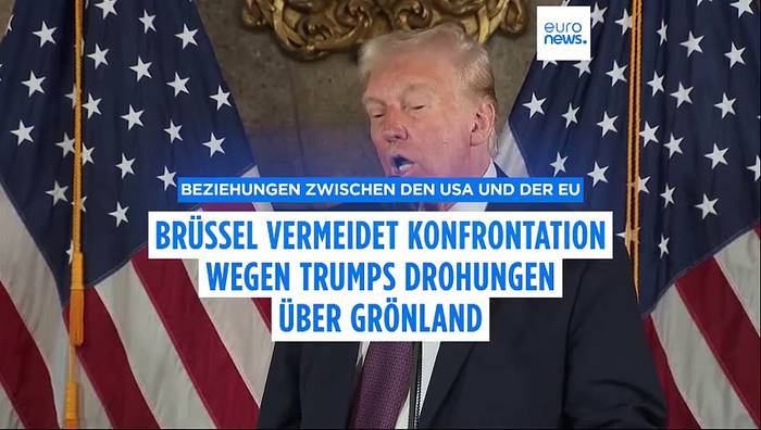 News video: Abwarten und Tee trinken: Brüssel schweigt zu Trumps militärischen Drohungen gegen Grönland