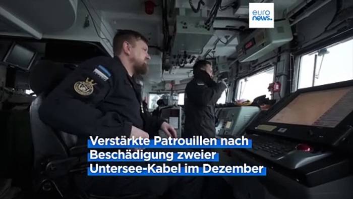 Video: Estnische Marine verstärkt Patrouillen in der Ostsee nach mutmaßlicher Sabotage von Unterseekabeln