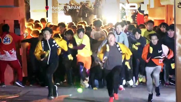 Video: Das traditionelle Rennen der glücklichsten Männer