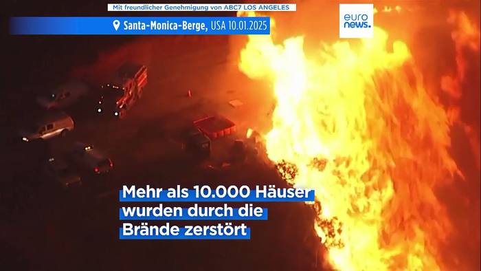 Video: Weitere Todesopfer durch Waldbrände in Kalifornien