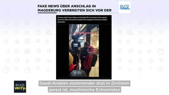 Video: Fehlinformationen über den Magdeburger Anschlag kursieren online