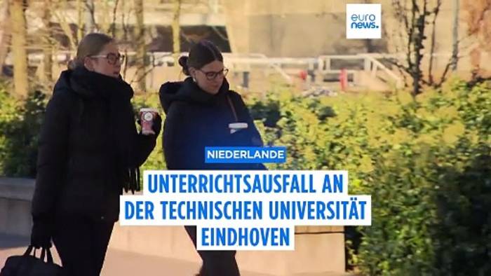 News video: Cyberattacke: Unterrichtsausfall an der Technischen Universität Eindhoven in den Niederlanden