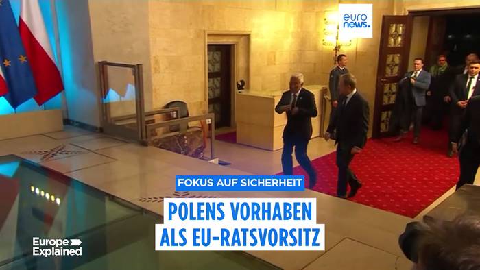 News video: Fokus auf Sicherheit: Polens Pläne für seine EU-Ratspräsidentschaft