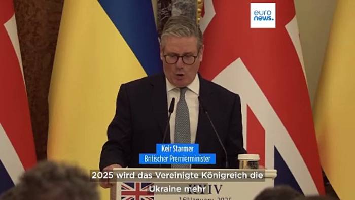 Video: Britischer Premierminister Sir Keir Starmer in Kyjiw