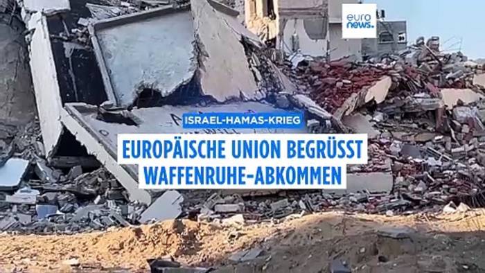 Video: EU sagt 120 Millionen Euro Hilfe für Gaza nach Waffenstillstandsabkommen mit Israel zu