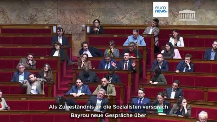 Video: Neuer französischer Ministerpräsident François Bayrou übersteht Misstrauensvotum