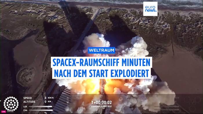 News video: Explosion: Siebter Testflug von Elon Musks Starship-Rakete gescheitert