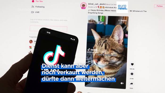 News video: US Supreme Court bestätigt TikTok-Verbot - außer bei Verkauf durch chinesische Muttergesellschaft ByteDance