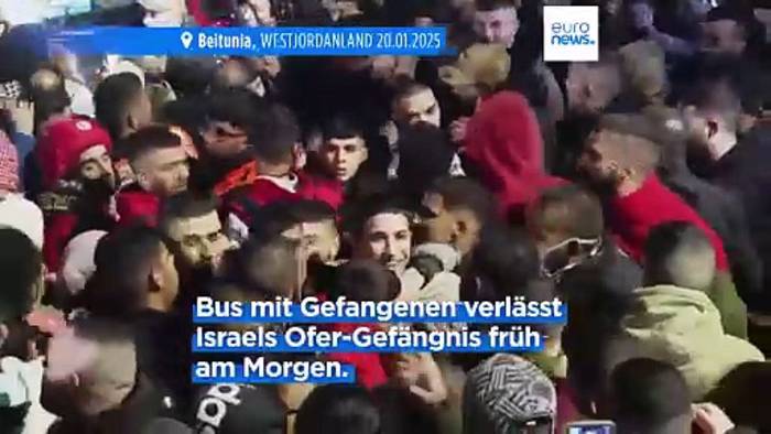 Video: Israel entlässt 90 palästinensische Frauen und Minderjährige aus dem Gefängnis