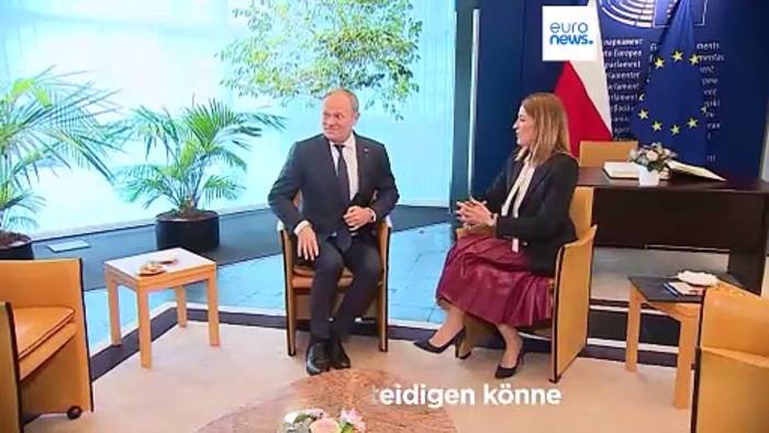 Video: Polens Ministerpräsident Tusk plädiert für 