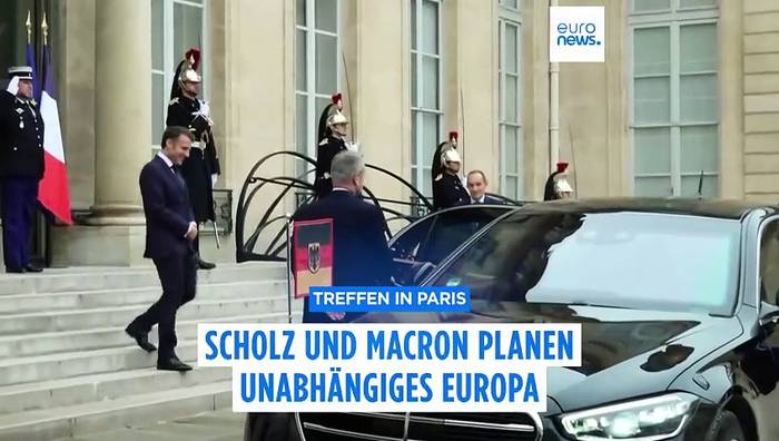 News video: Zu Beginn der zweiten Trump-Regierung: Macron und Scholz rufen zu einem geeinten Europa auf